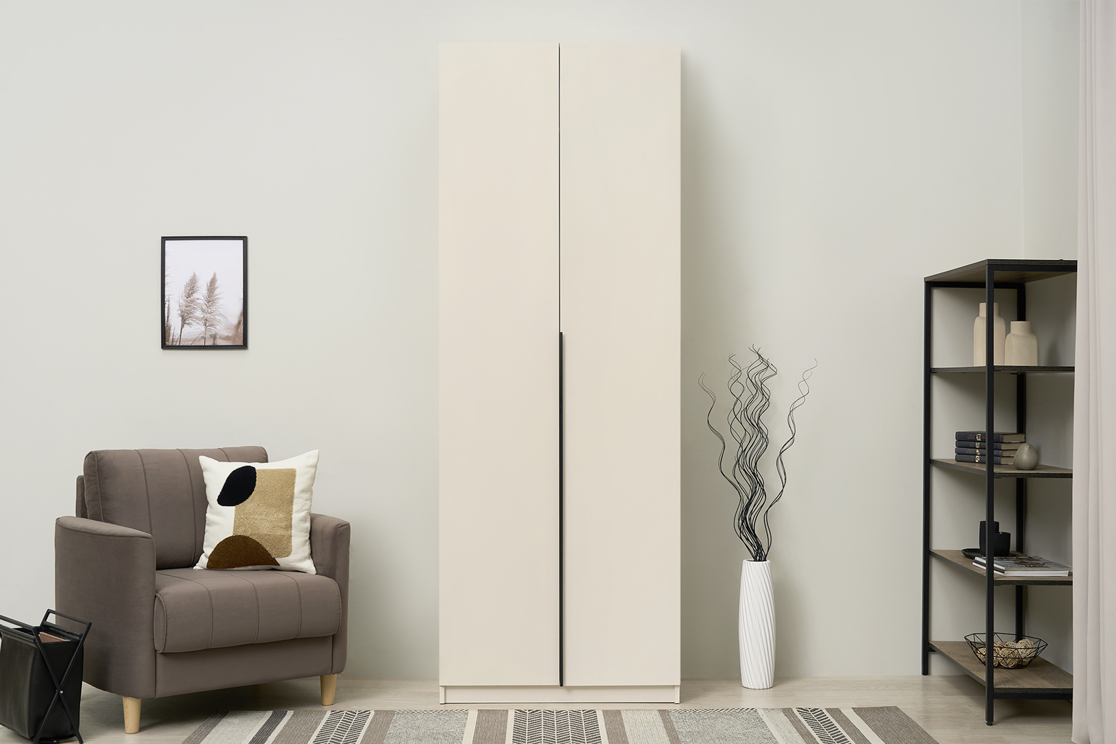 Шкаф 2-х створчатый Тивина меланж