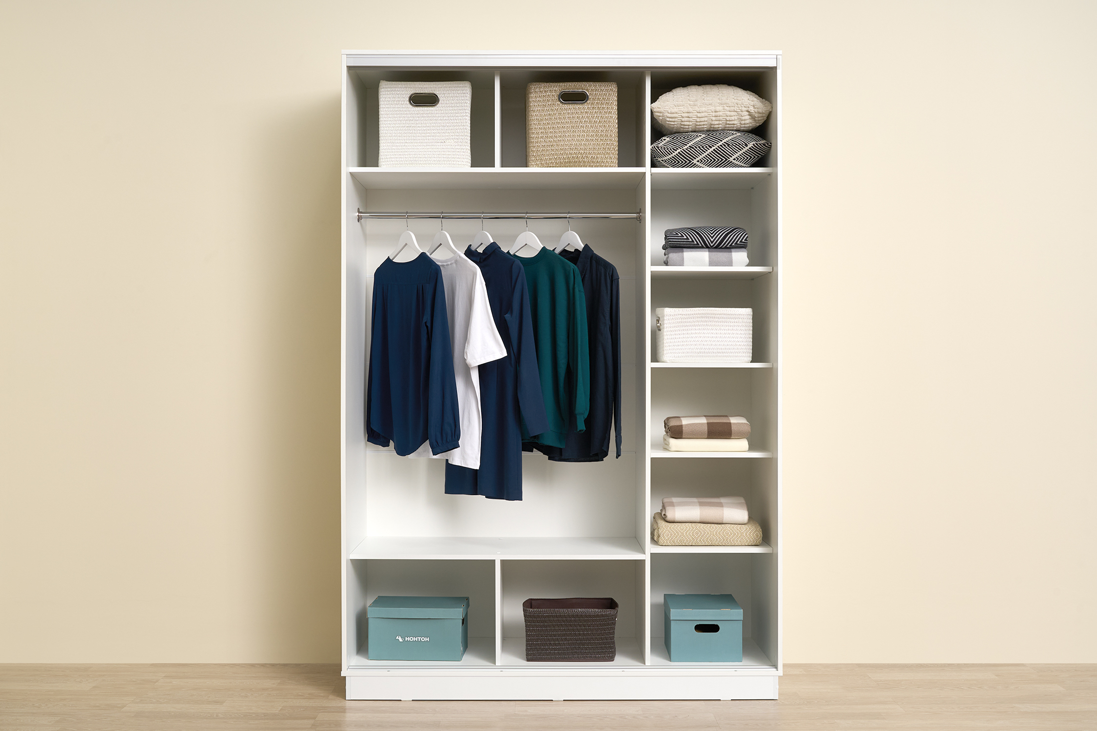 Шкаф-купе двухдверный Арго белый