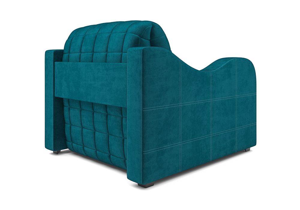 Кресло аккордеон Барон №4 бархат бирюзовый