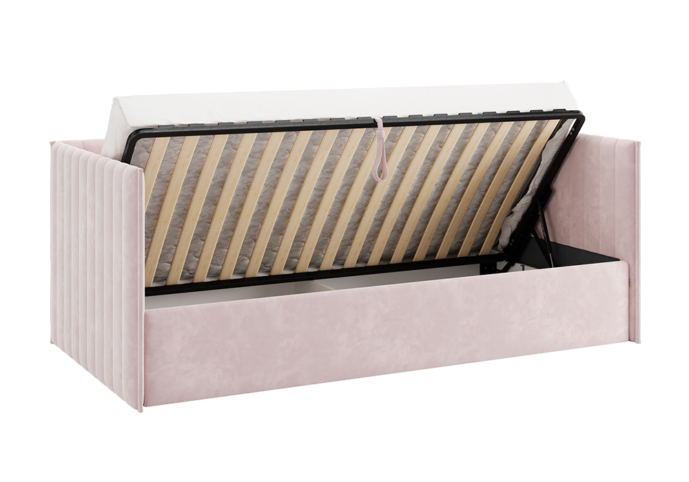 Софа Твикс велюр нежно-розовый