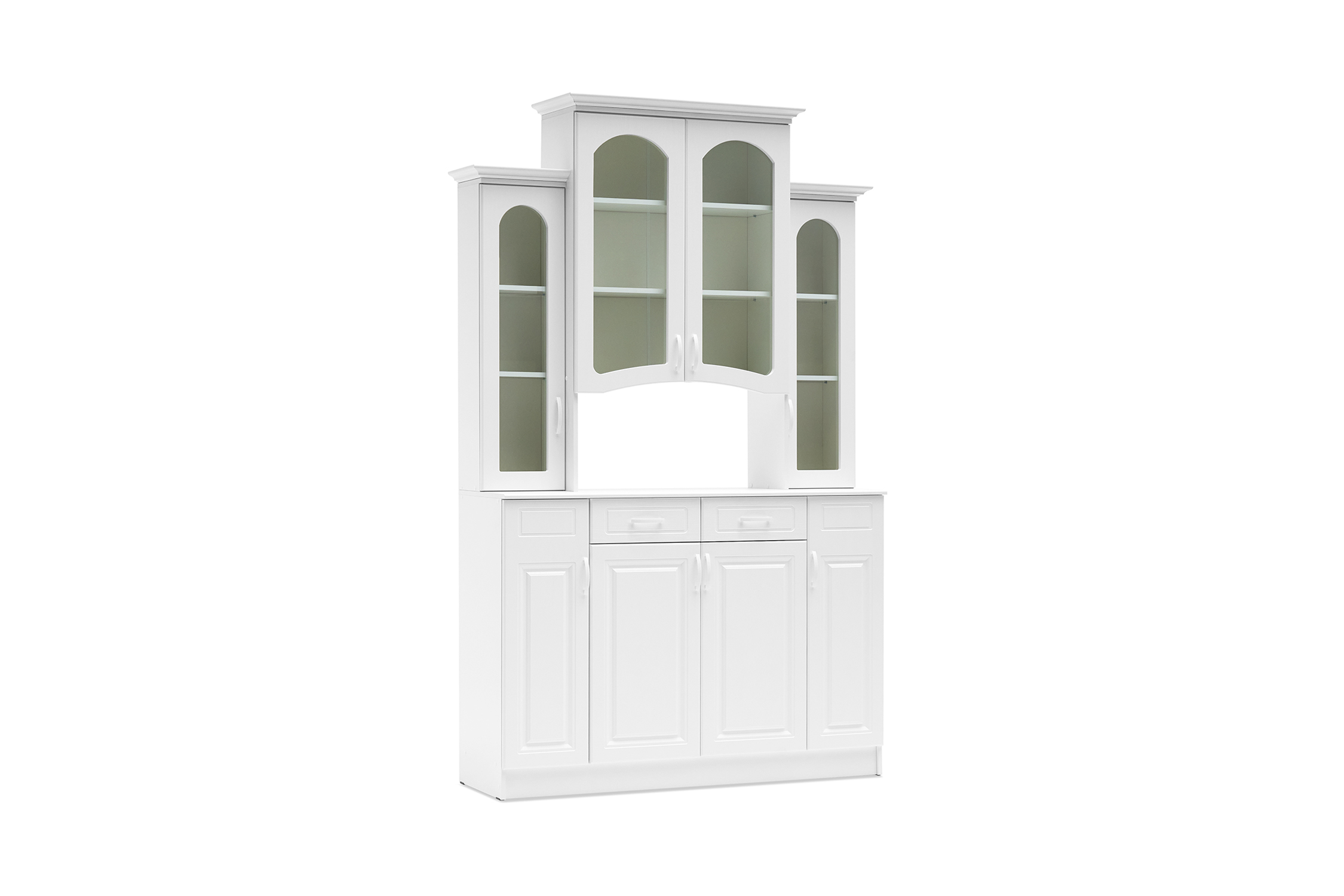 Буфет Констанция 4-х створчатый белый матовый