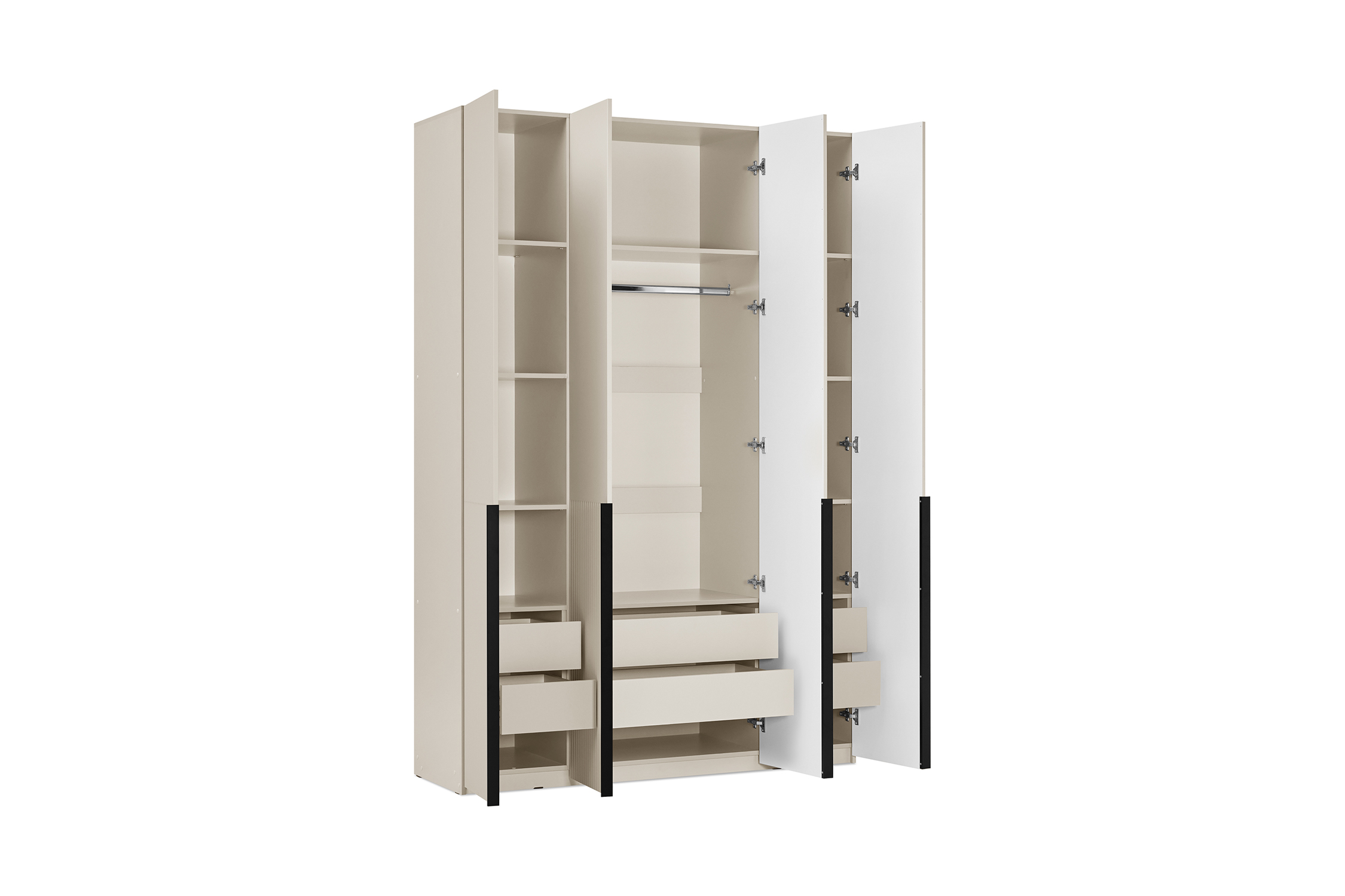 Шкаф 4-х створчатый Марвэл кашемир