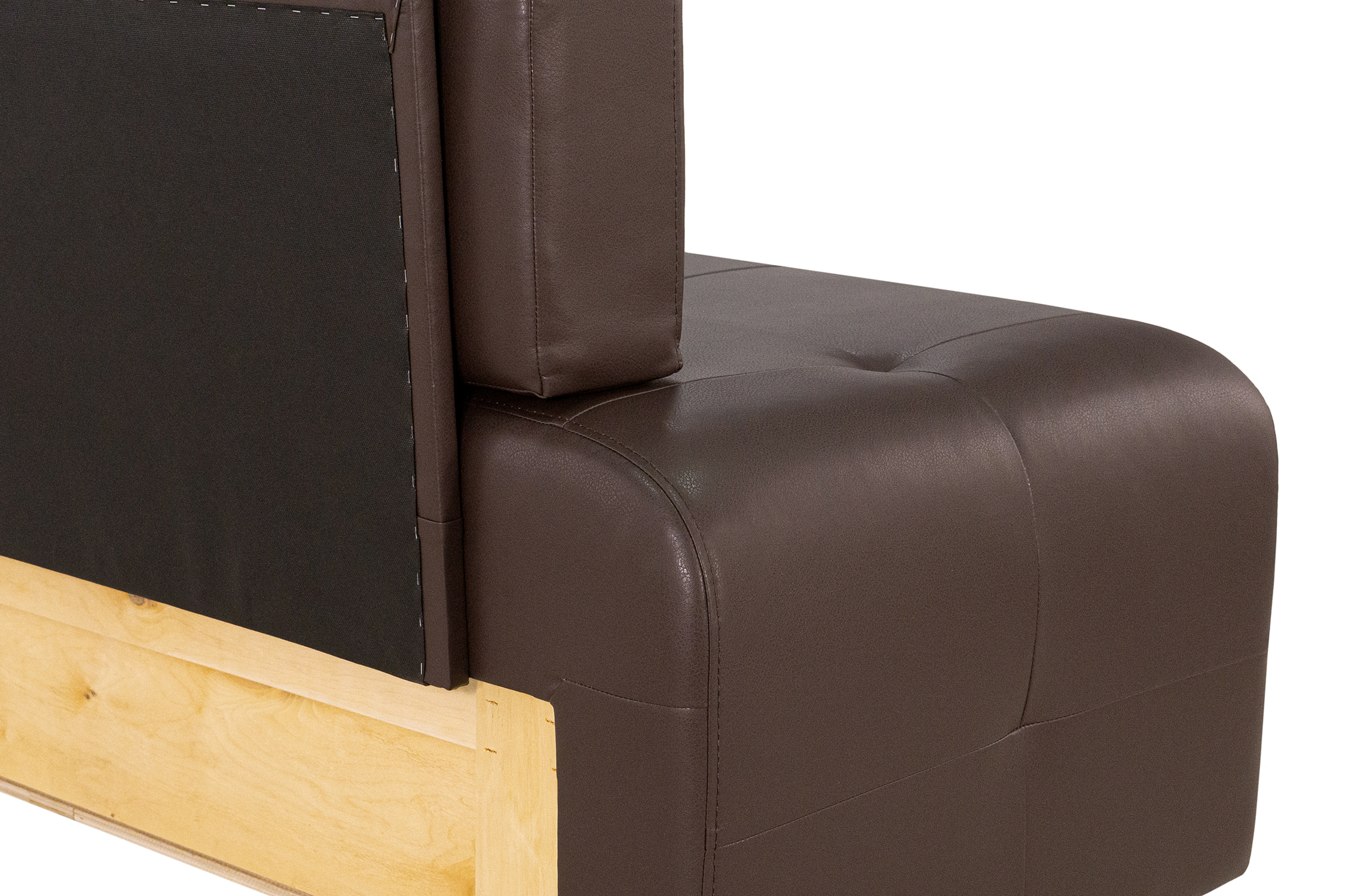 Кухонный уголок Прага темно-коричневый