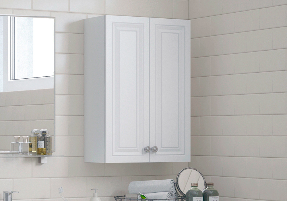 Шкаф навесной Леон 50 белый