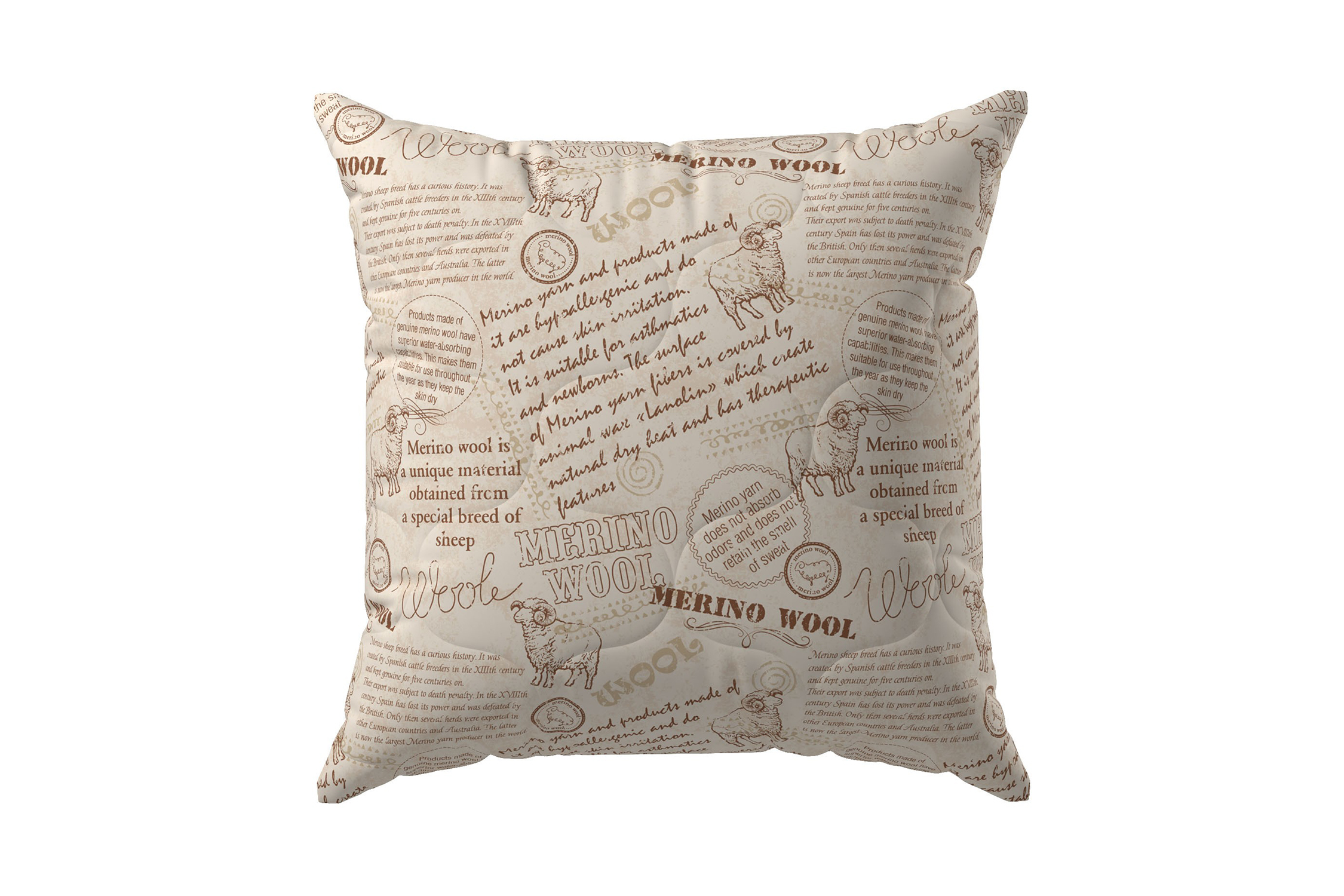 Подушка с шерстью мериноса Волшебная ночь