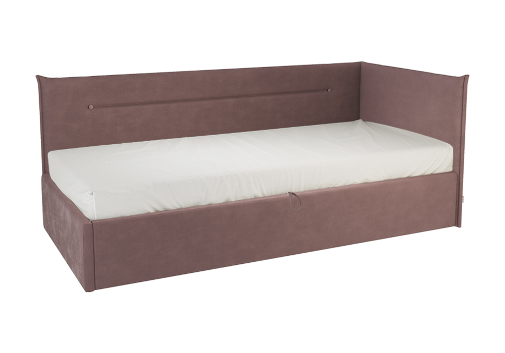 Кровать Альба 0.9 м светло-коричневая