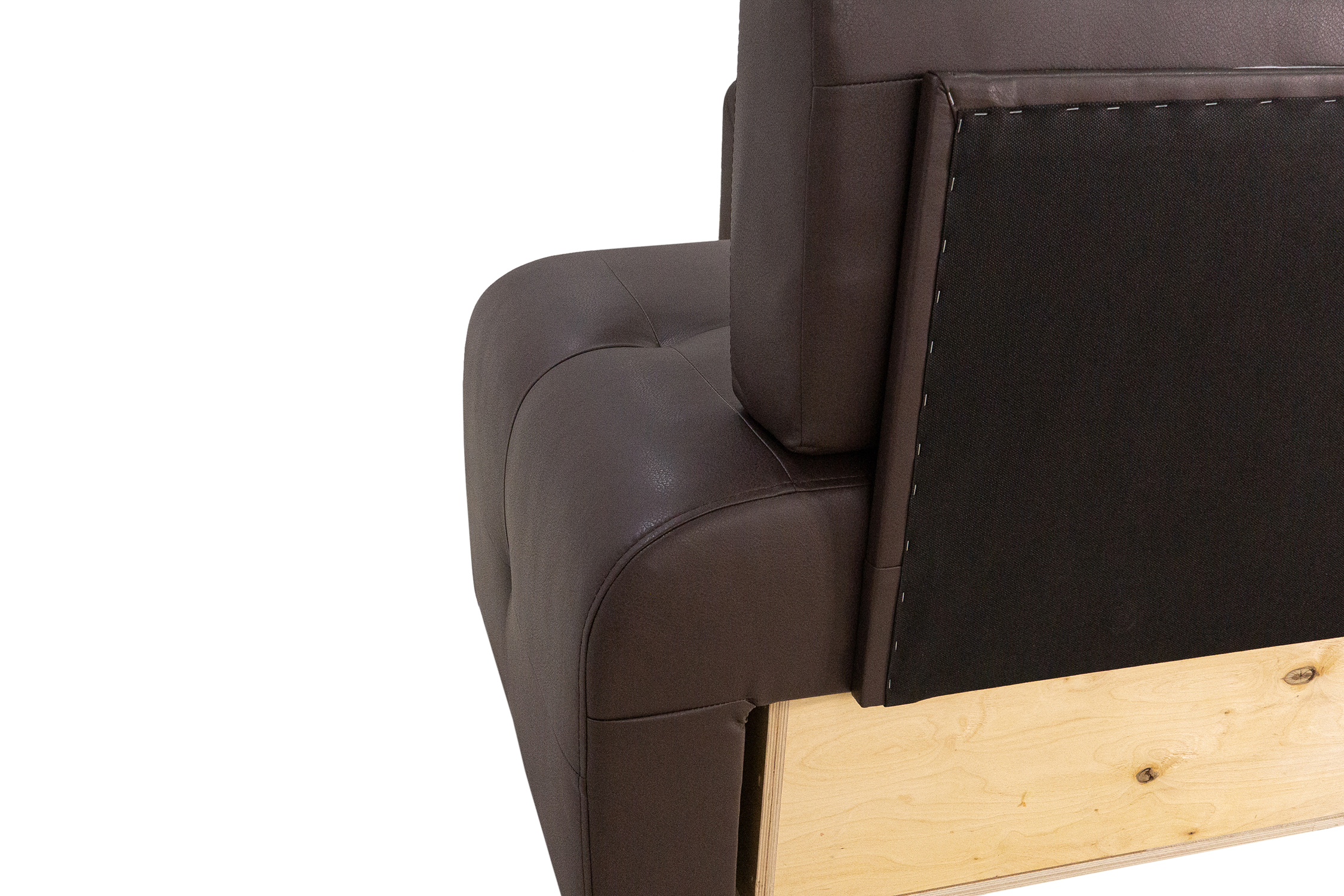 Кухонный уголок Прага темно-коричневый