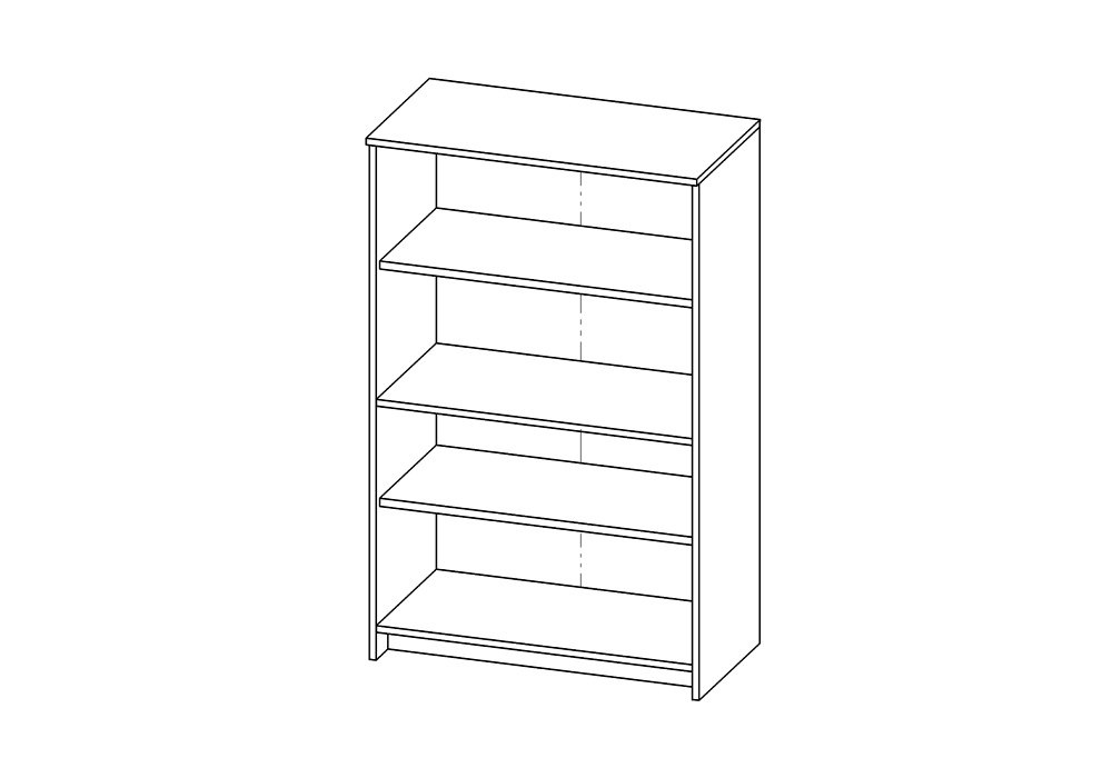 Шкаф-витрина Сириус сонома