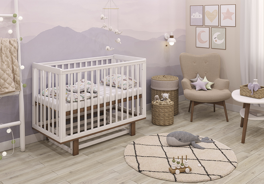 Маятник к кроватке детской Polini kids Simple 340 белый
