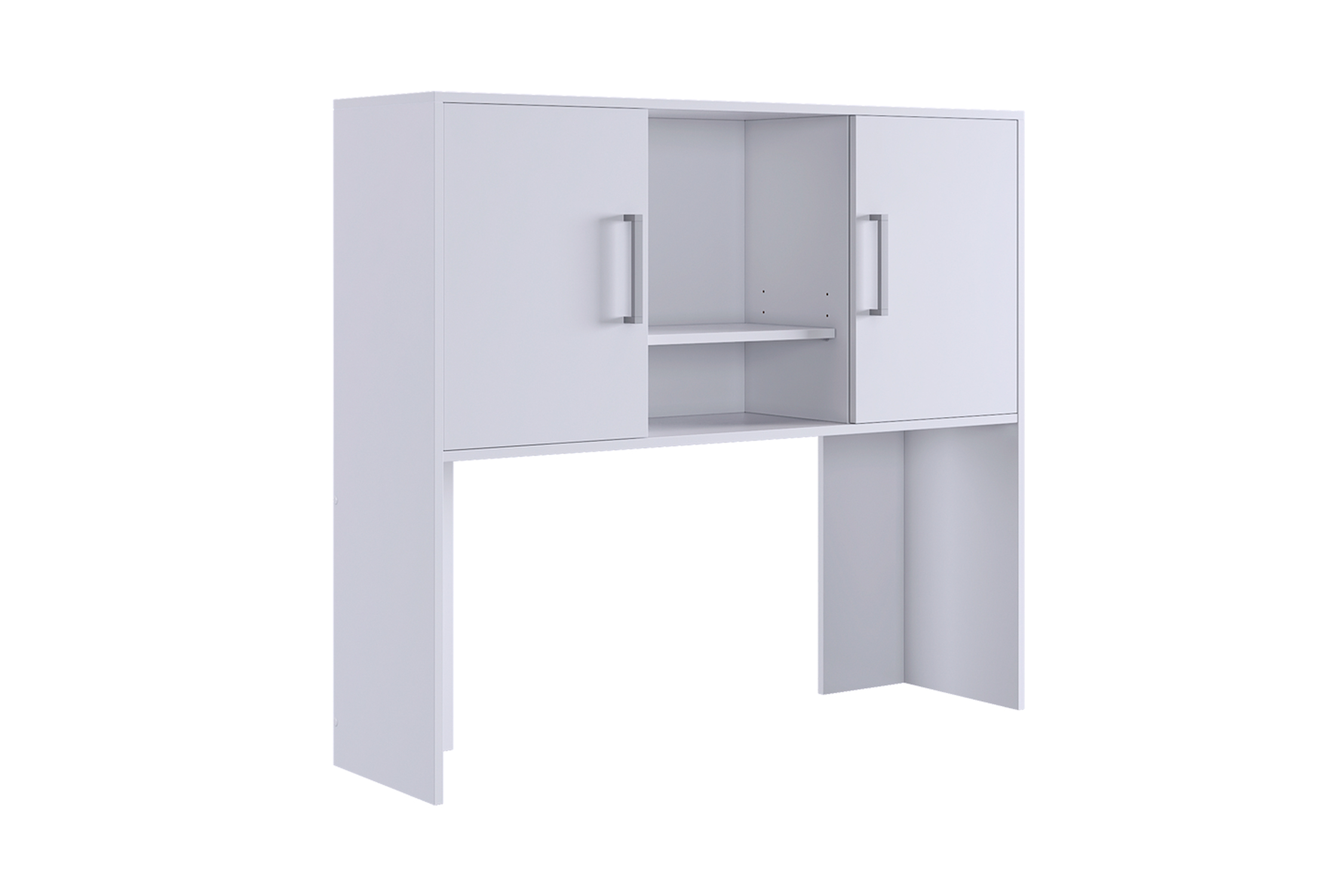 Надстройка для стола компьютерного Лайт-2 белый