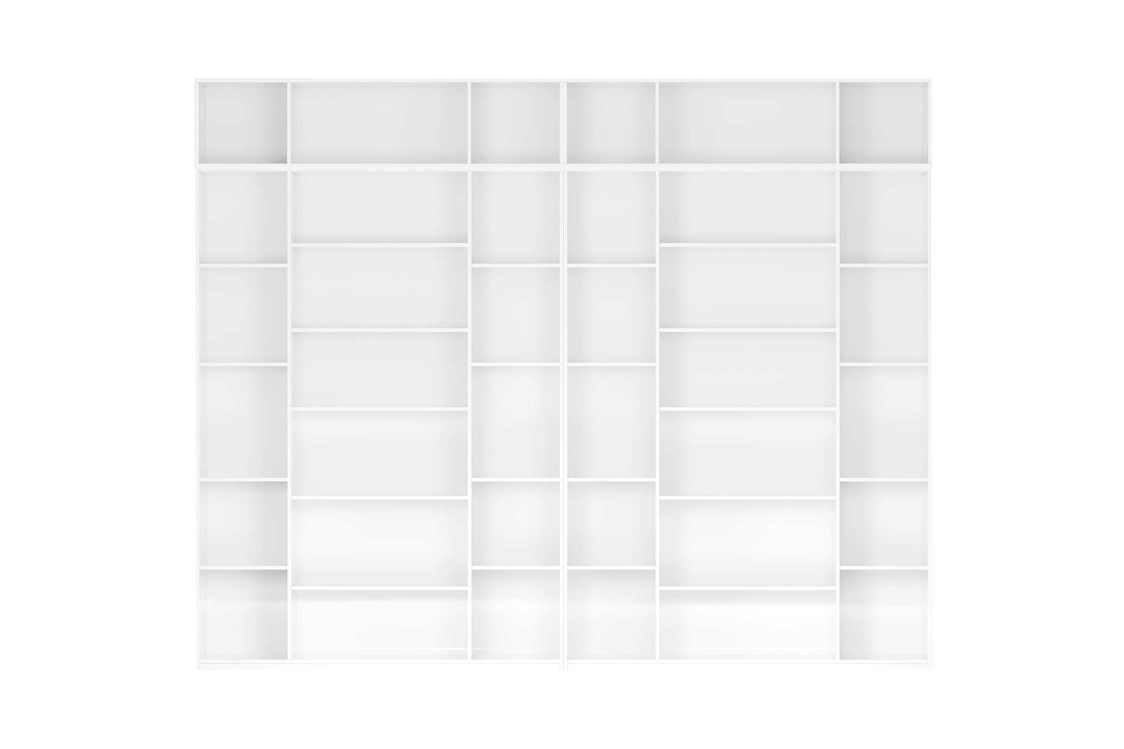 Комплект шкафов Тивина 3.2 м с антресолью белый текстурный