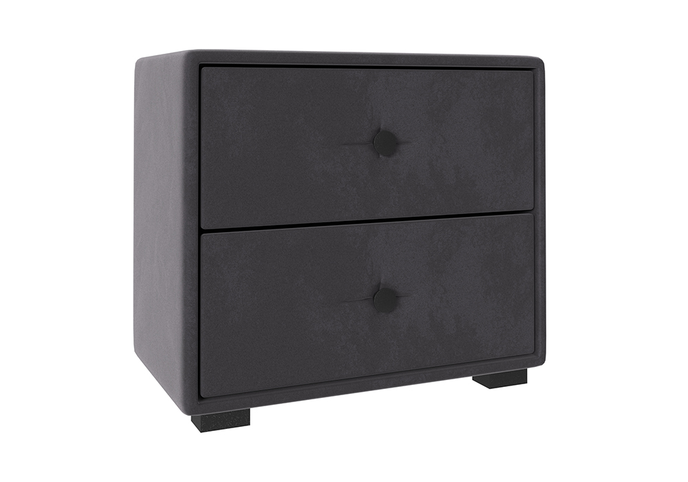 Тумба прикроватная Tango велюр серый
