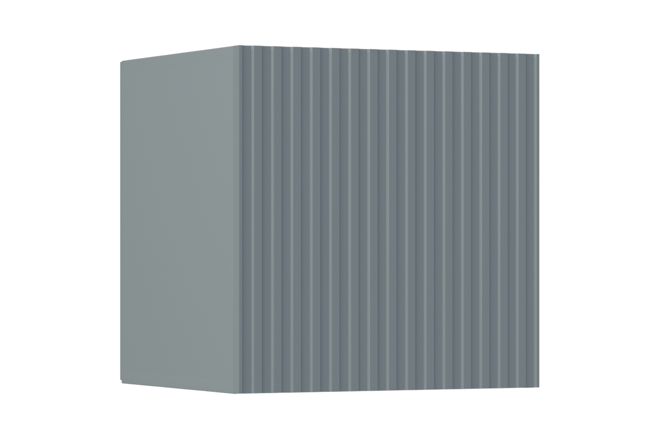 Шкаф навесной малый Оливия сумеречный голубой / шарли бриз