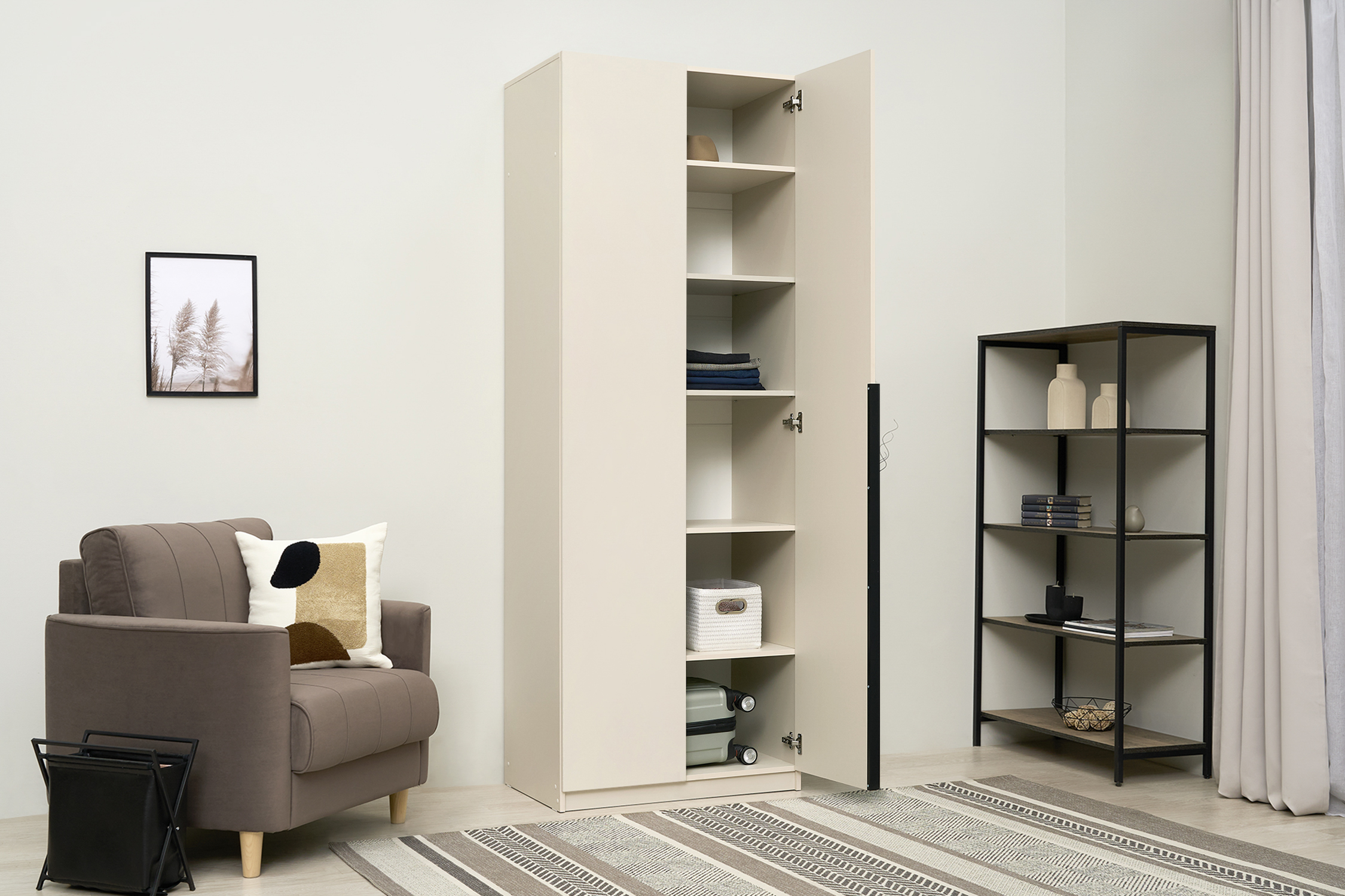 Шкаф 2-х створчатый Тивина меланж