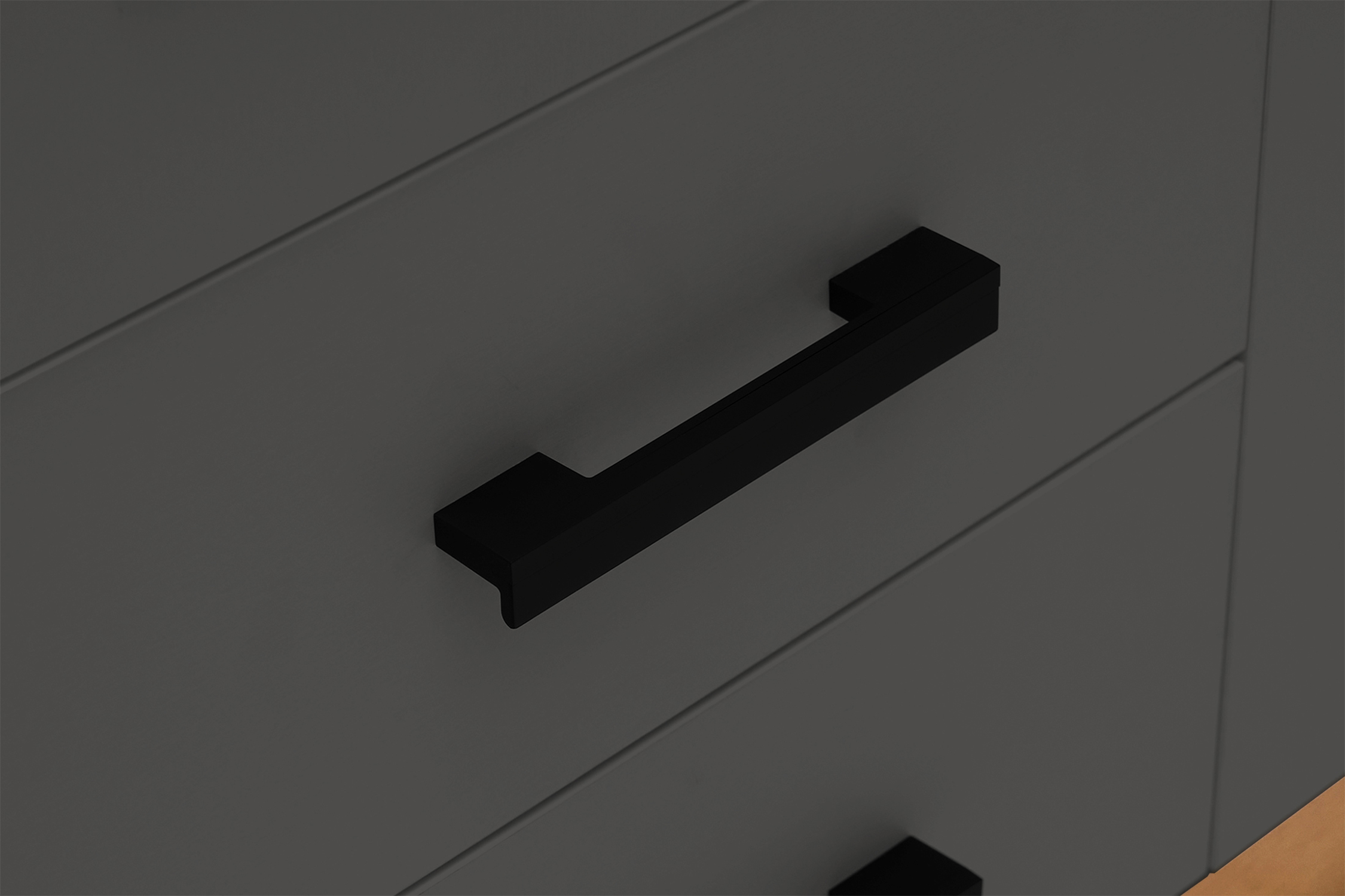 Шкаф Трио дуб вотан / графит