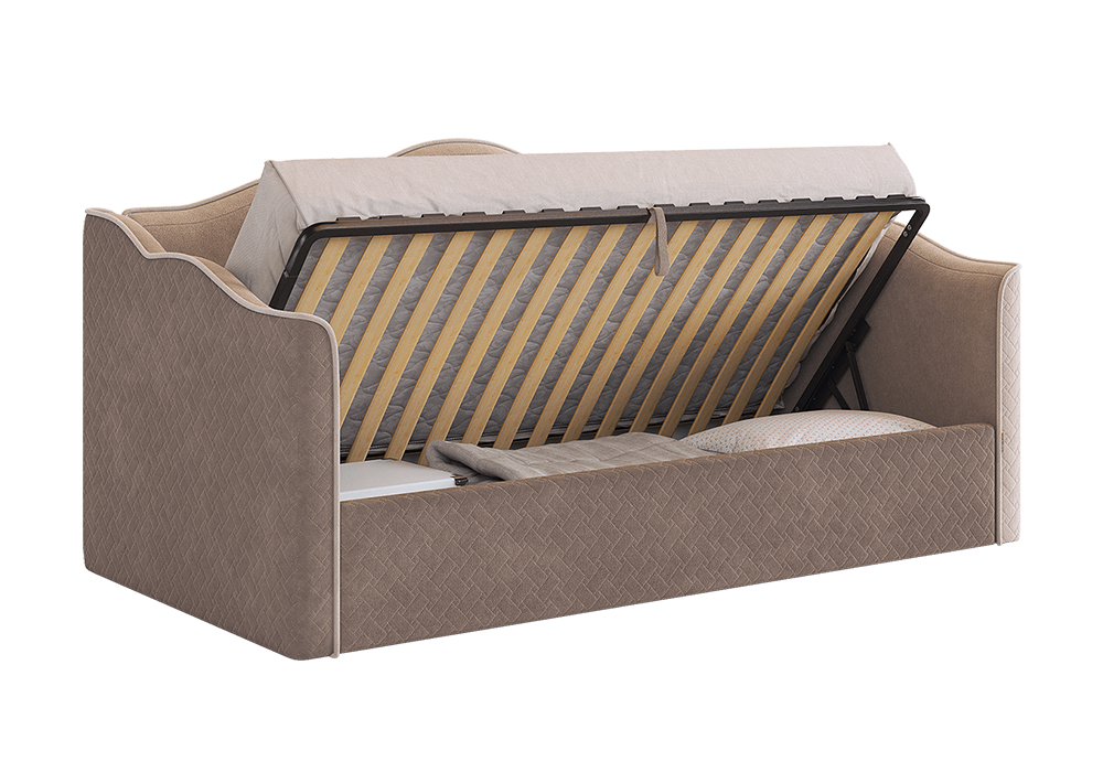 Софа Лея К1 велюр латте / крем