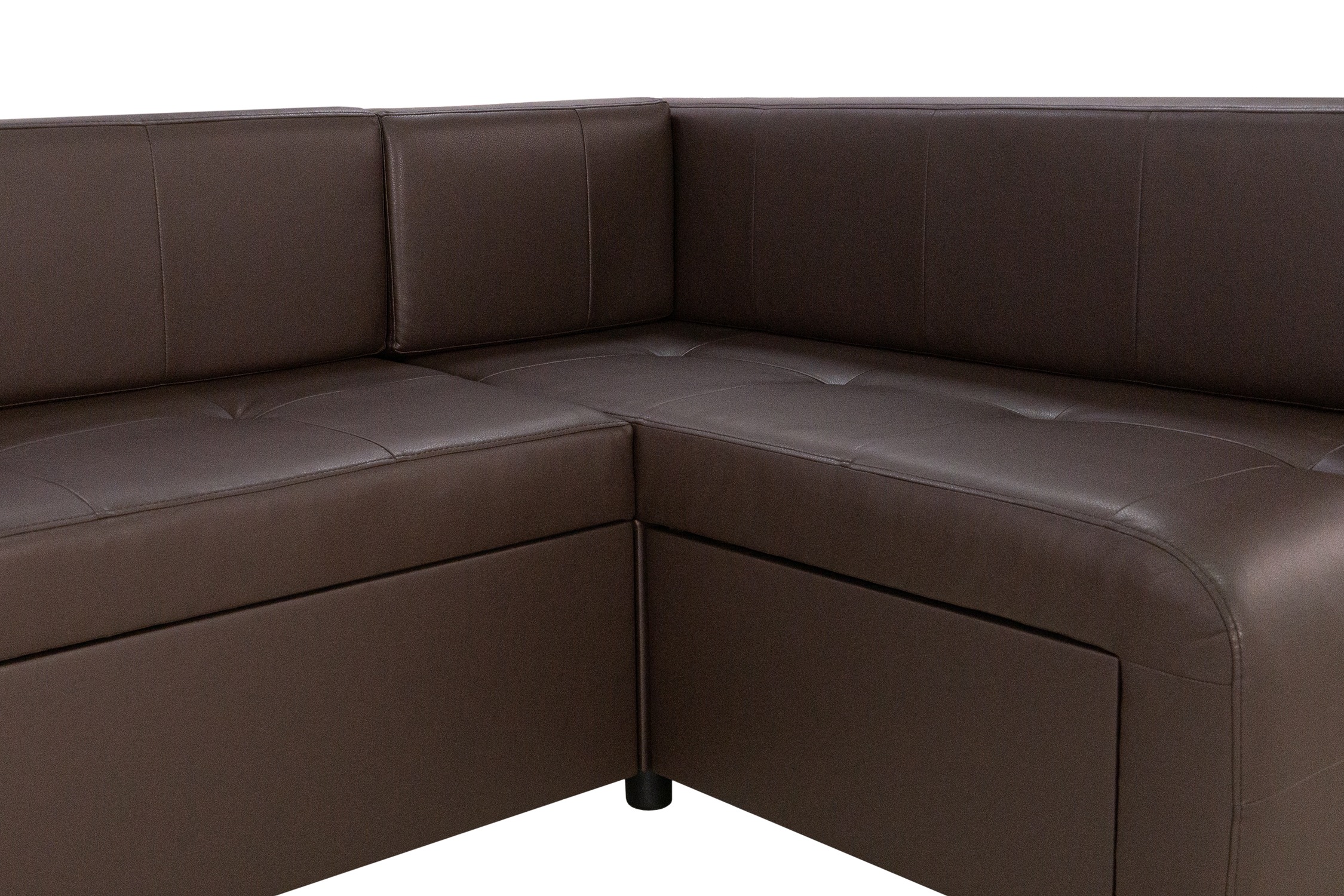 Кухонный уголок Прага темно-коричневый