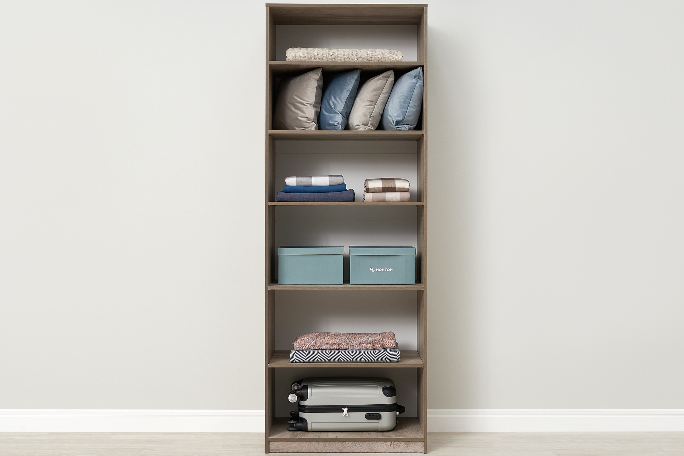 Шкаф 2-х створчатый Тивина эндгрейн / меланж