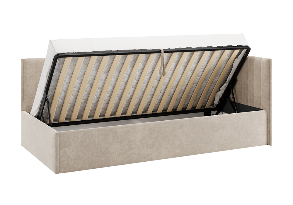 Тахта Твикс велюр капучино