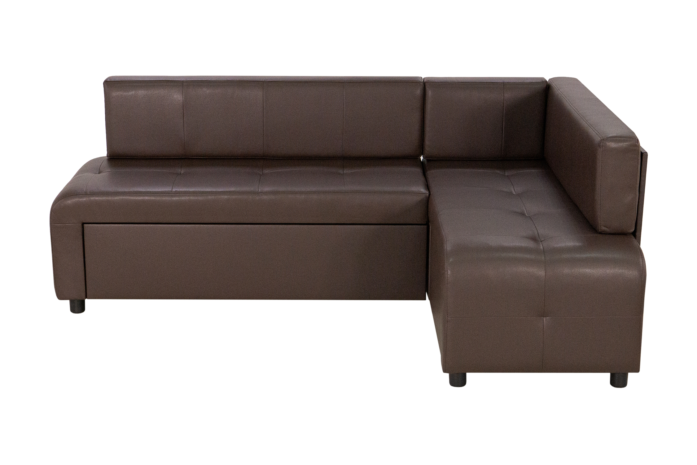 Кухонный уголок Прага темно-коричневый