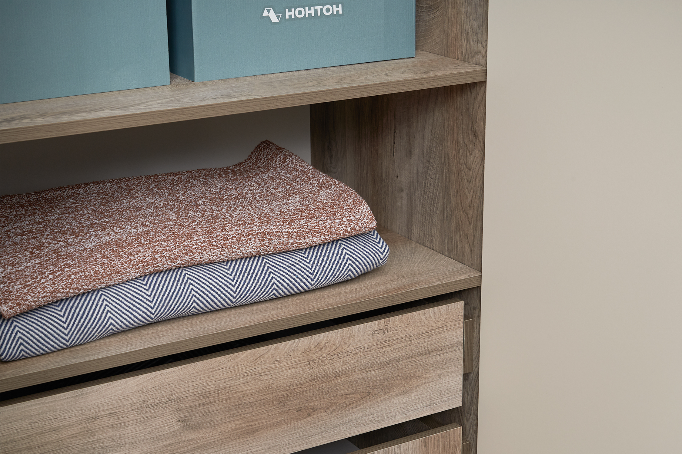 Шкаф 2-х створчатый Тивина эндгрейн / меланж