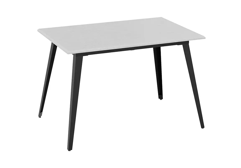 Стол обеденный Равенна Тип 1 черный муар / белый бетон