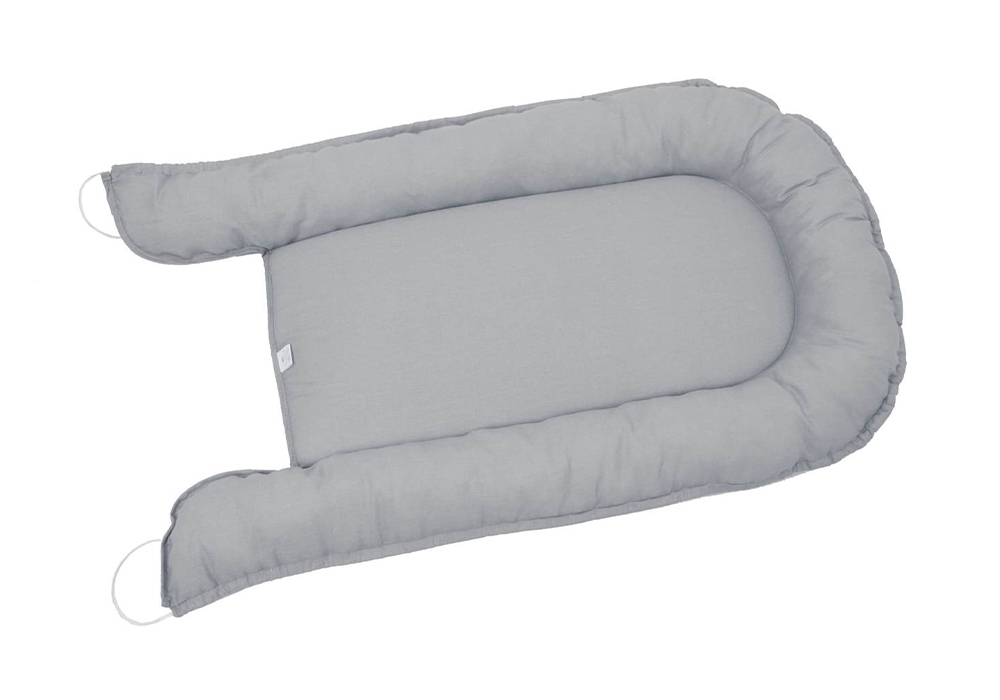 Бортик детский Гнездышко Polini kids звезды серый