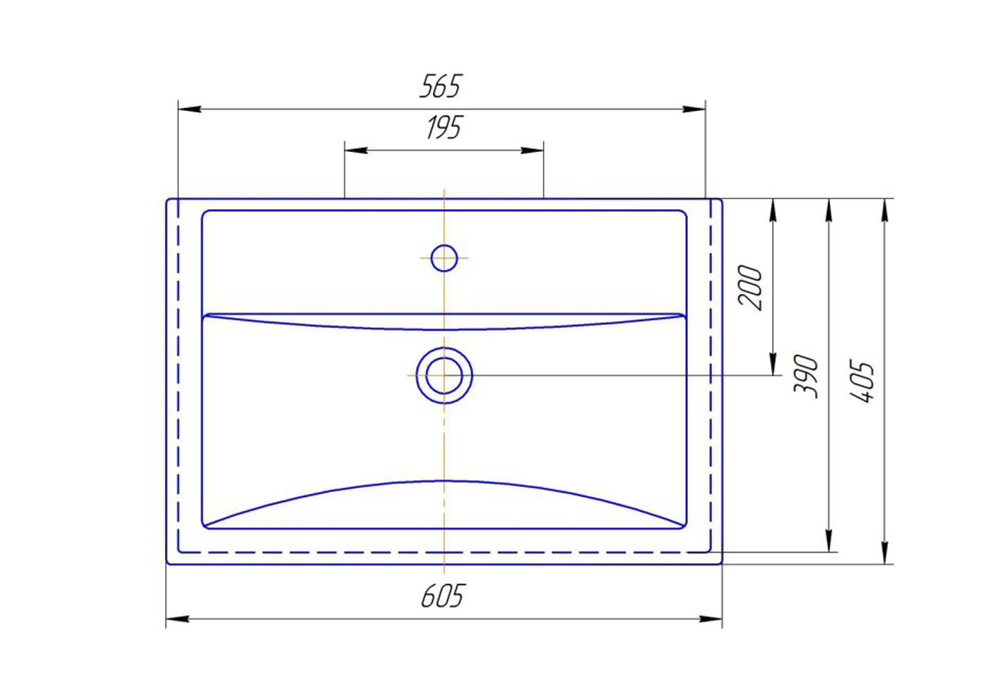 Раковина Фостер 60 белая