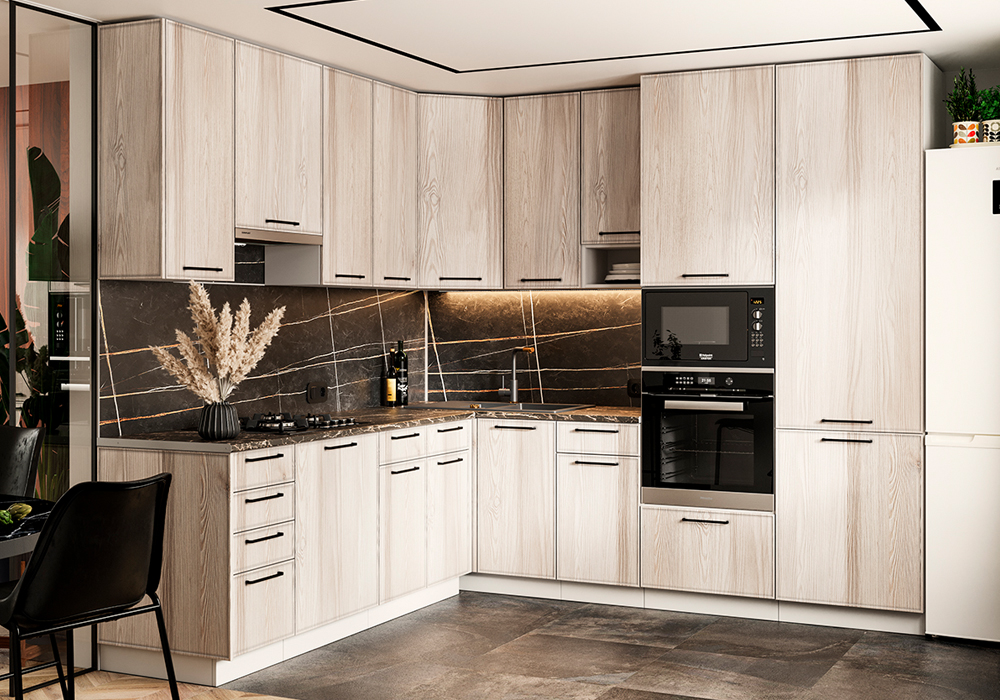 Модульная кухня Либерти лиственница