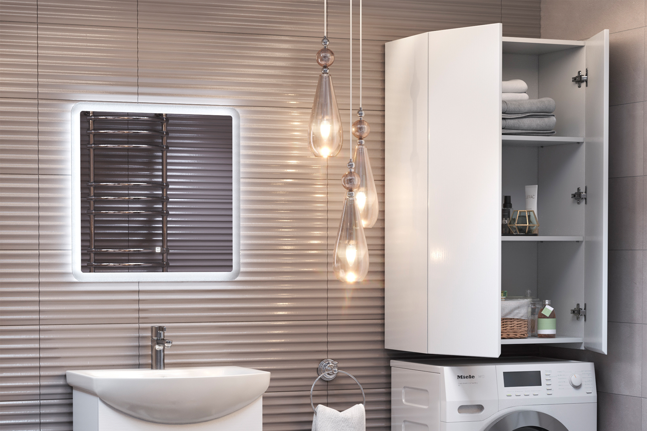 Шкаф навесной Wing белый