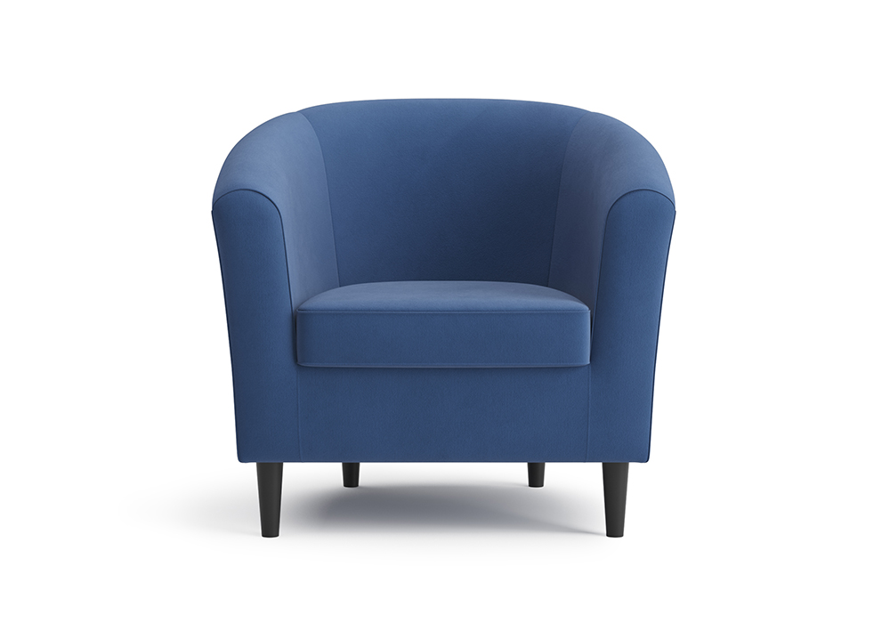 Кресло Вета велюр синий