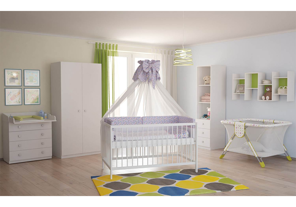 Кроватка детская Simple 101 белый