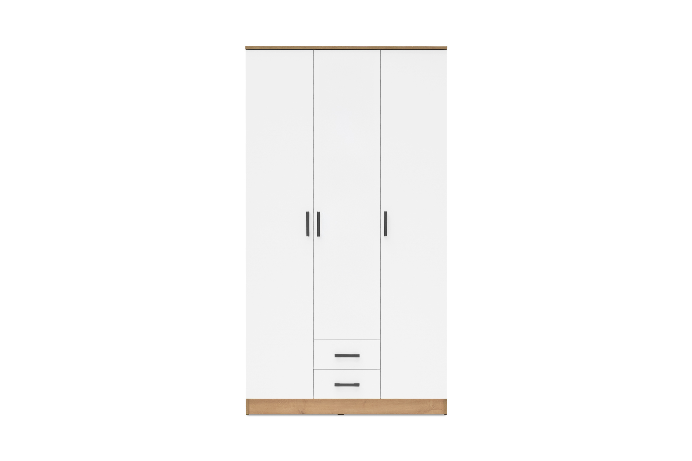 Шкаф Трио дуб вотан / белый