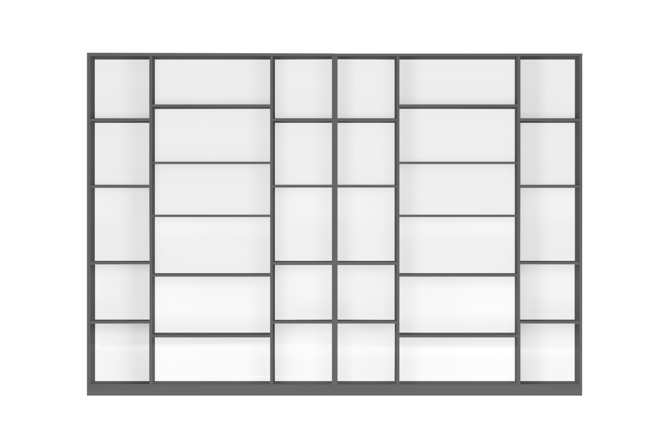 Комплект шкафов Тивина 3.2 м графит серый