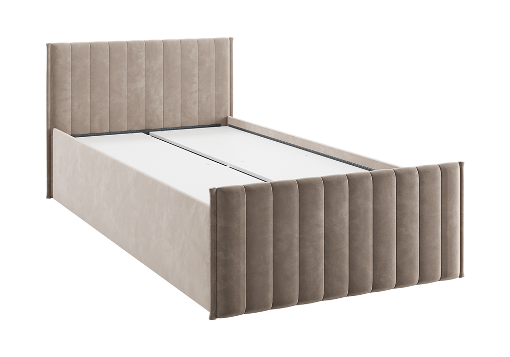 Кровать с ящиками Твикс велюр латте