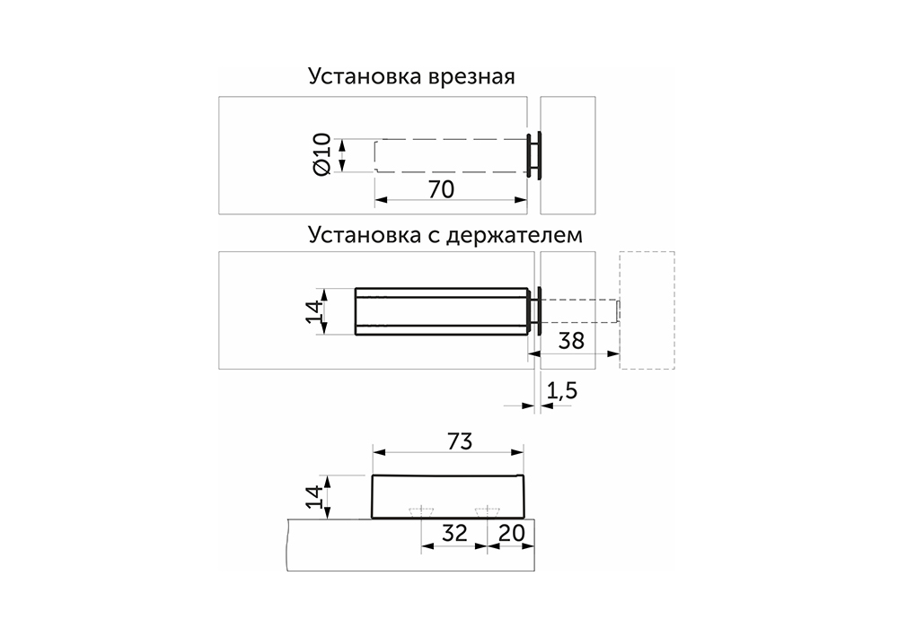 Механизм push-to-open GRIDLI с магнитным наконечником