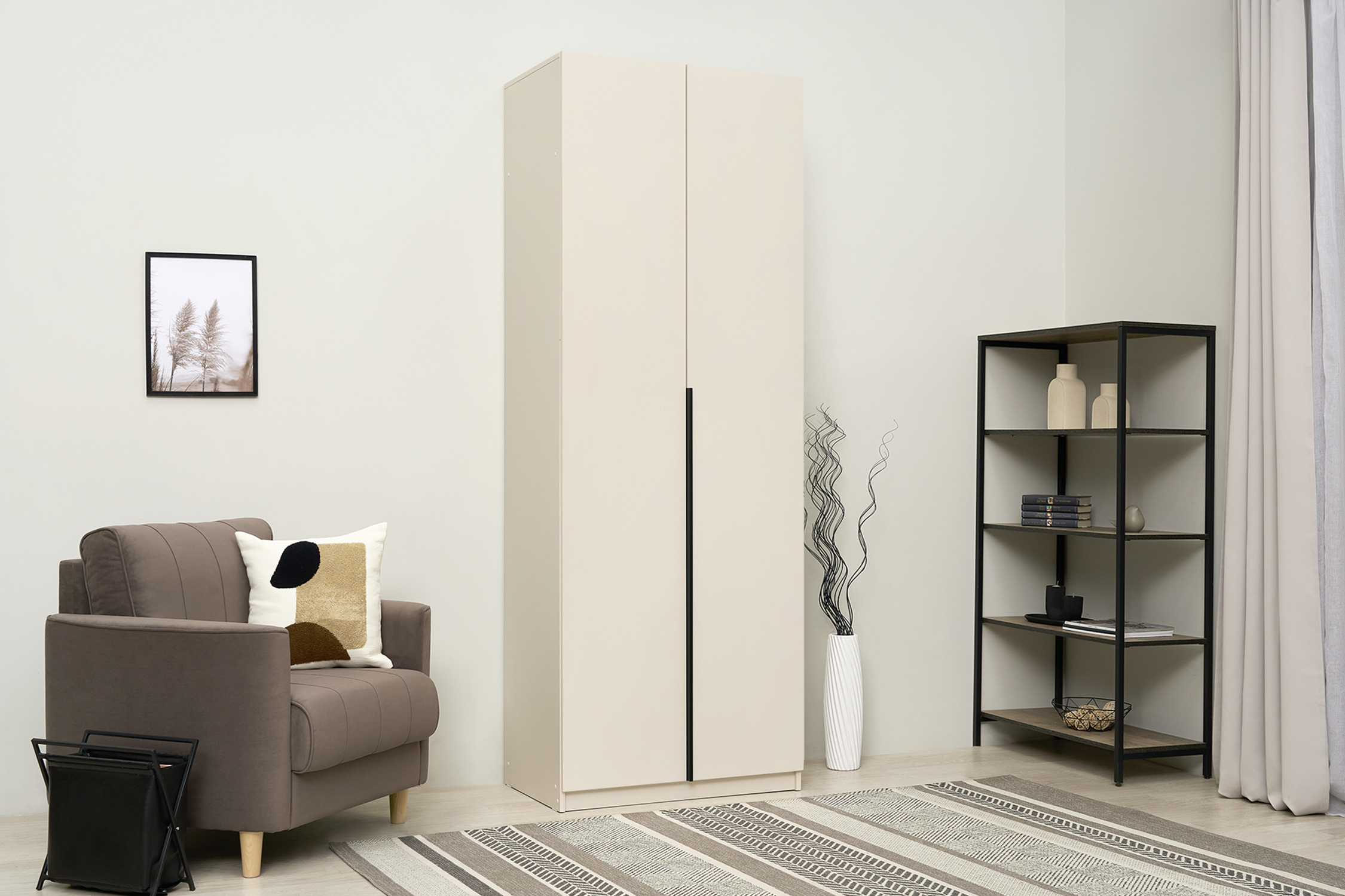 Шкаф 2-х створчатый Тивина меланж