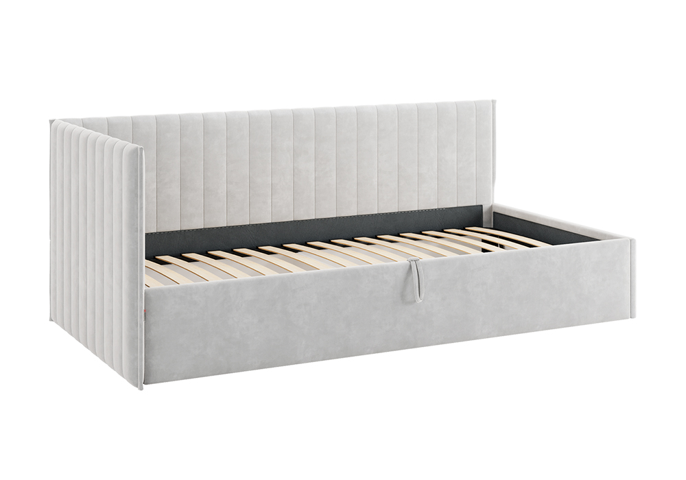 Тахта Твикс велюр галька