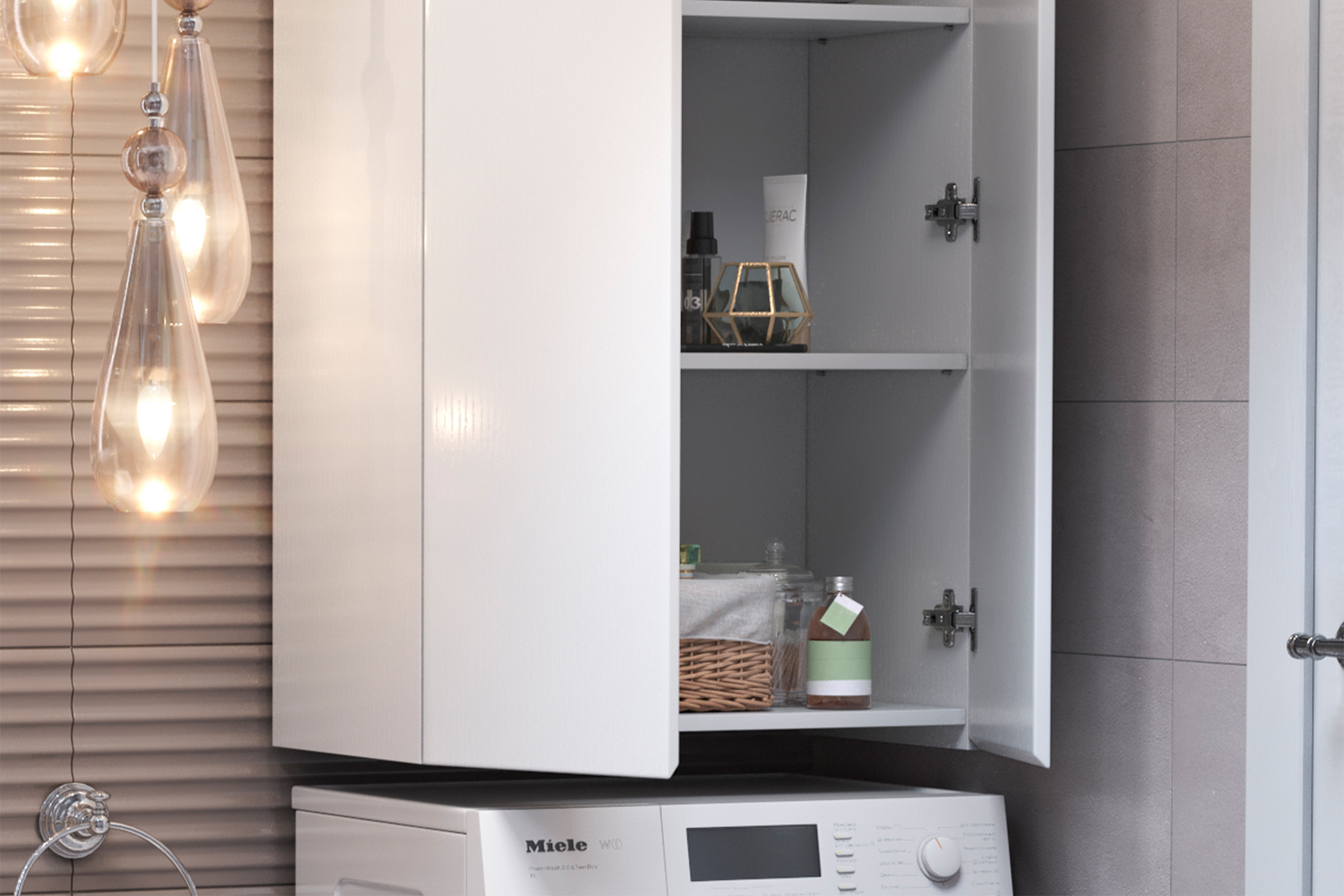 Шкаф навесной Wing белый