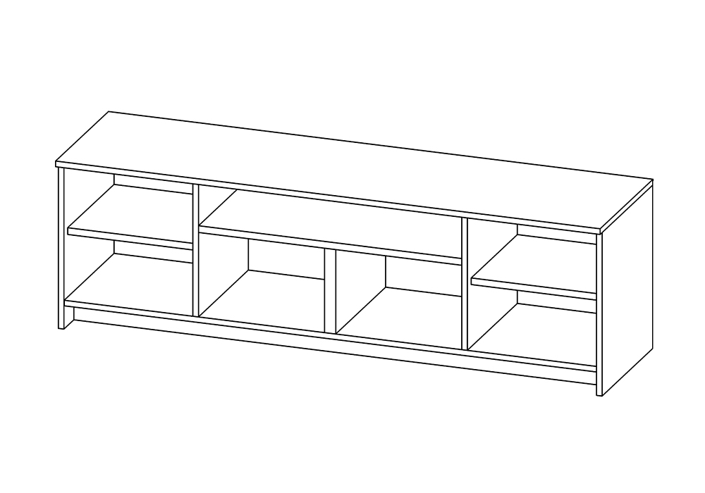 ТВ-тумба Сириус сонома