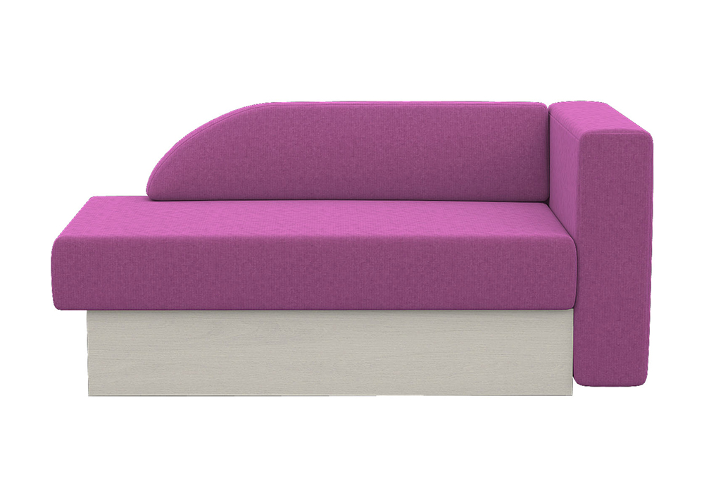 Диван еврокнижка №2 ясень шимо светлый / розовый