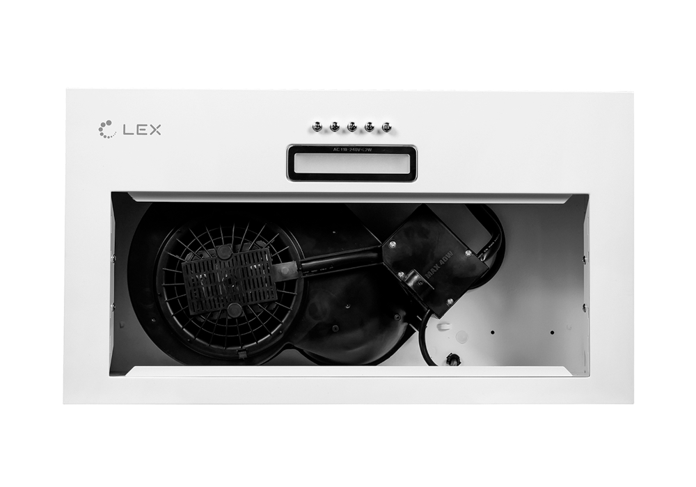 Встраиваемая вытяжка LEX GS BLOC LIGHT 600 WHITE