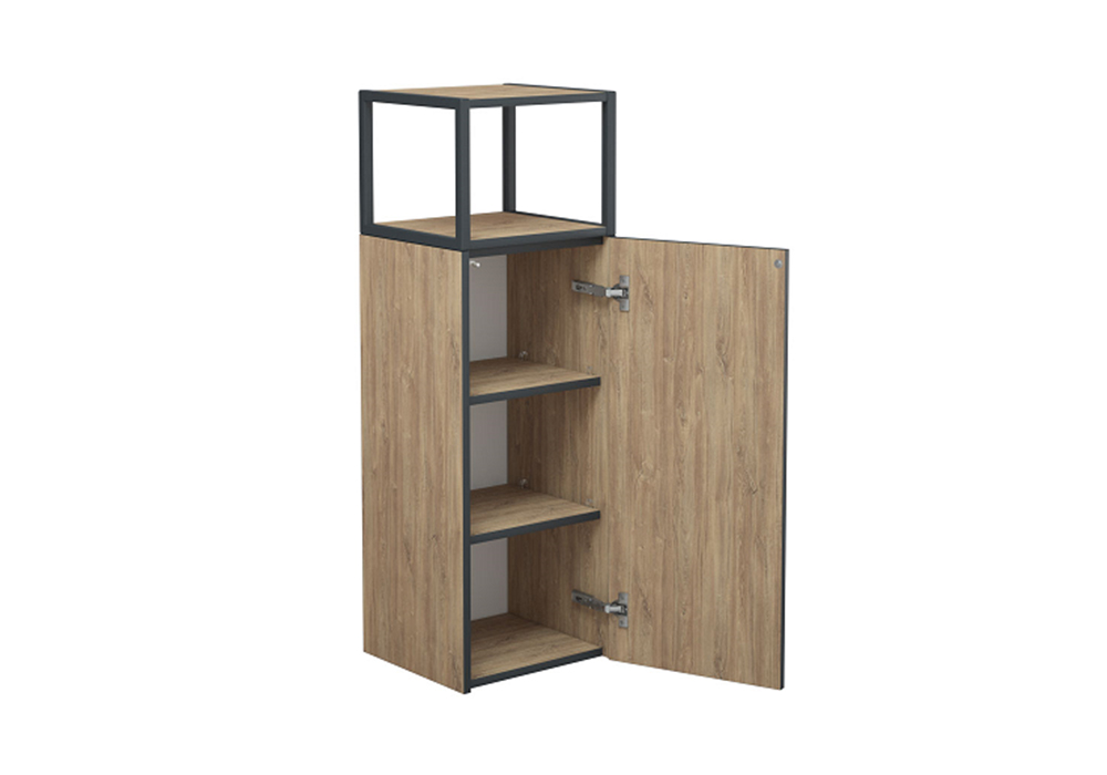 Шкаф-пенал подвесной Форест 35 N коричневый