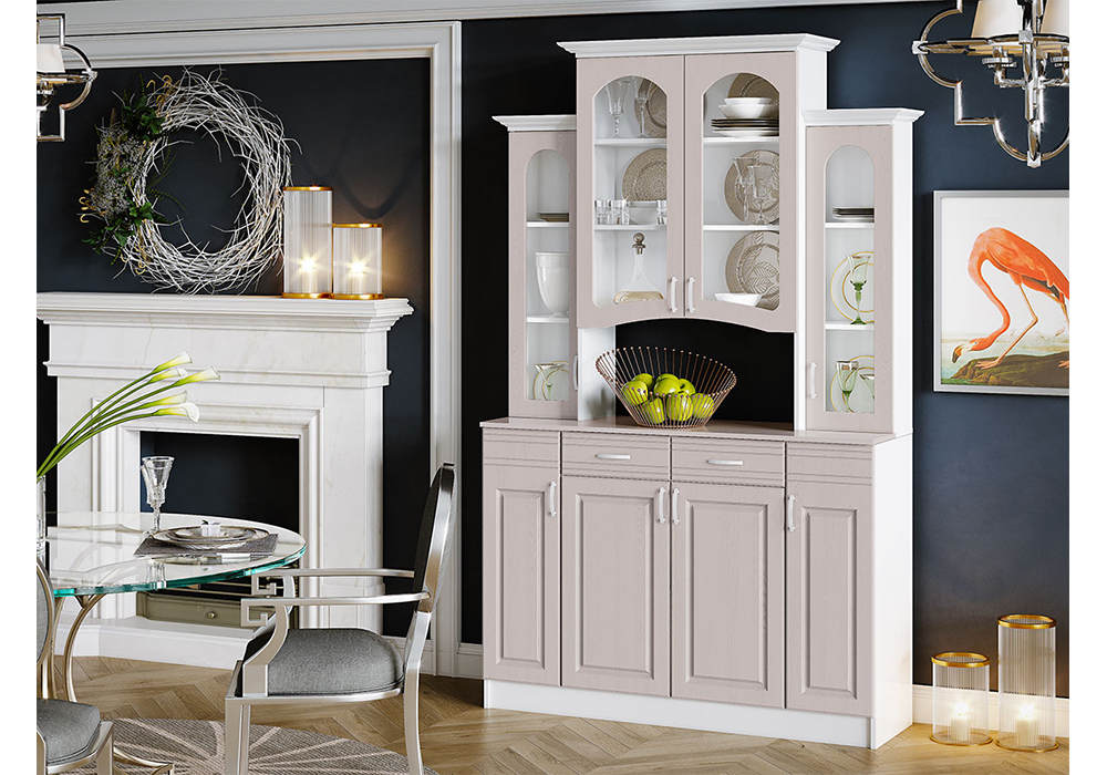 Буфет Констанция 4-х створчатый мускат