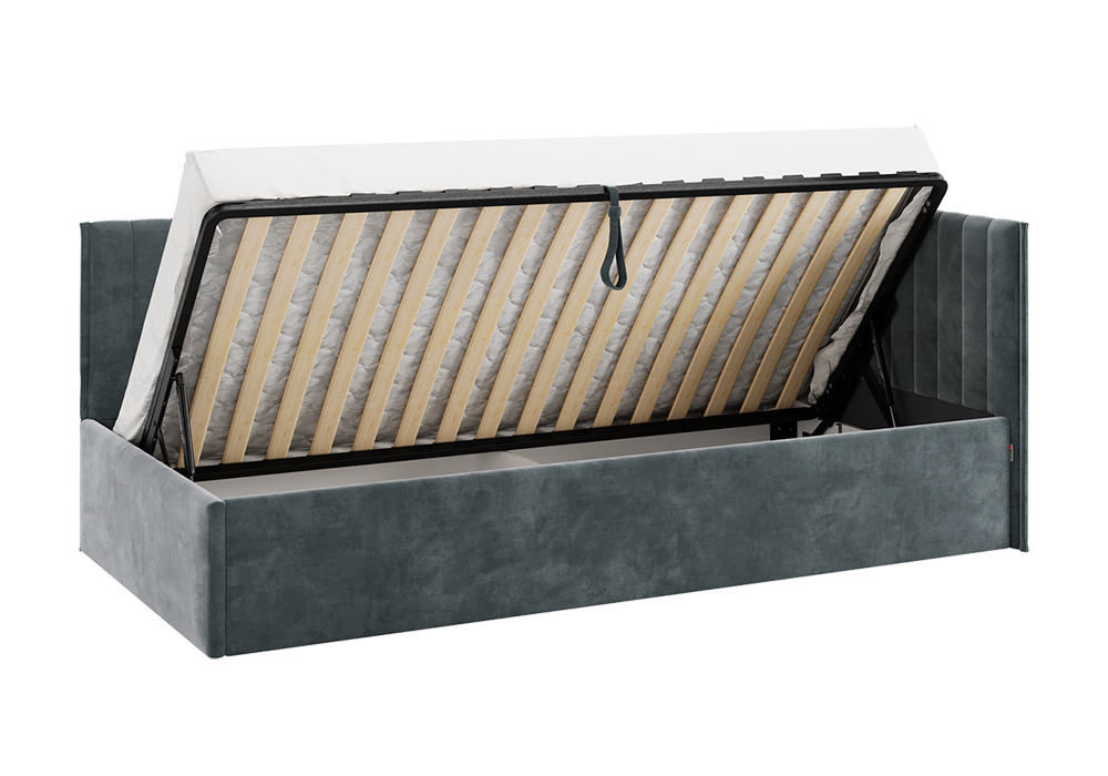 Тахта Твикс велюр графит