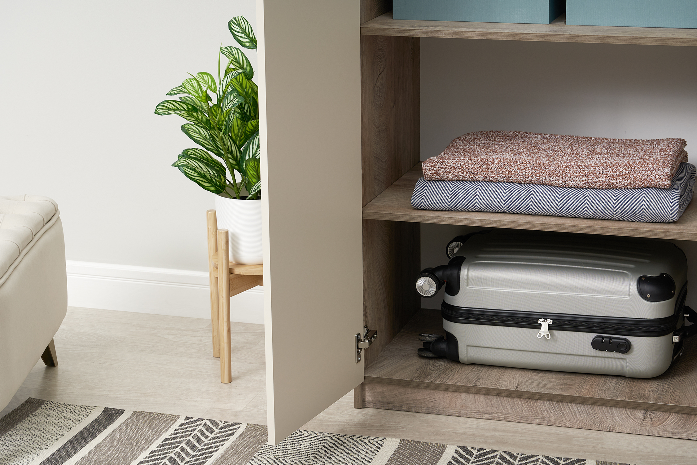 Шкаф 2-х створчатый Тивина эндгрейн / меланж