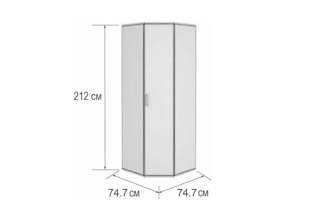 Шкаф белла угловой размеры