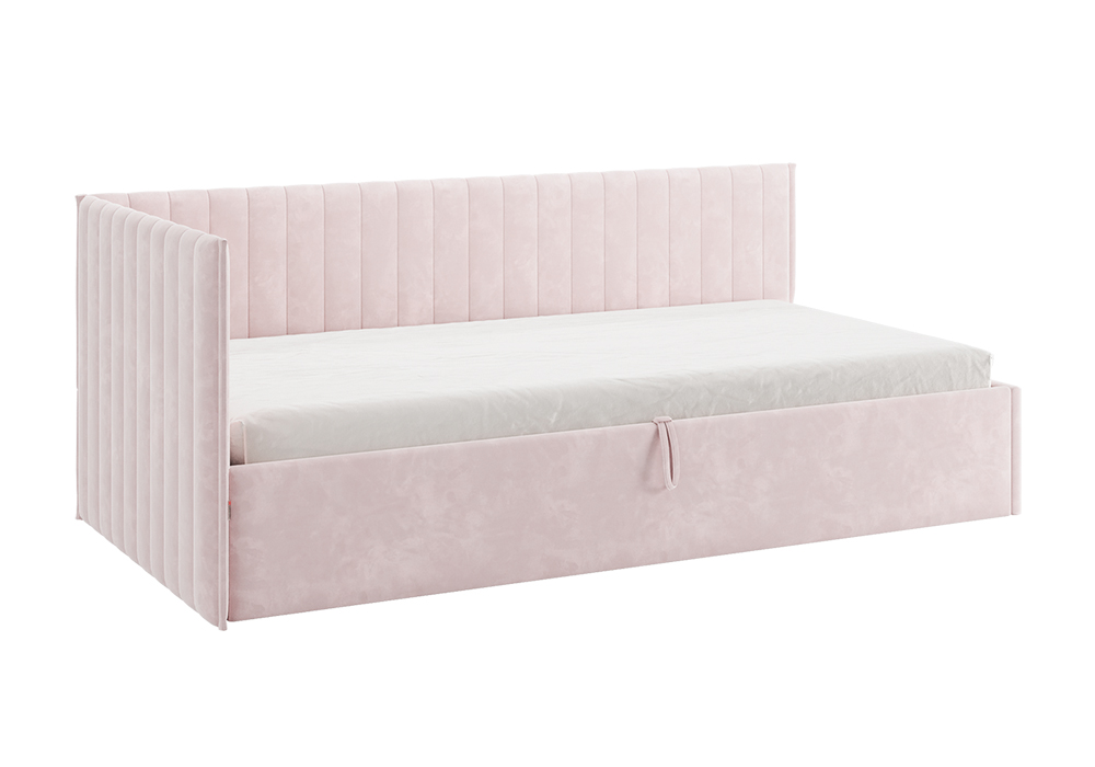 Тахта Твикс велюр нежно-розовый