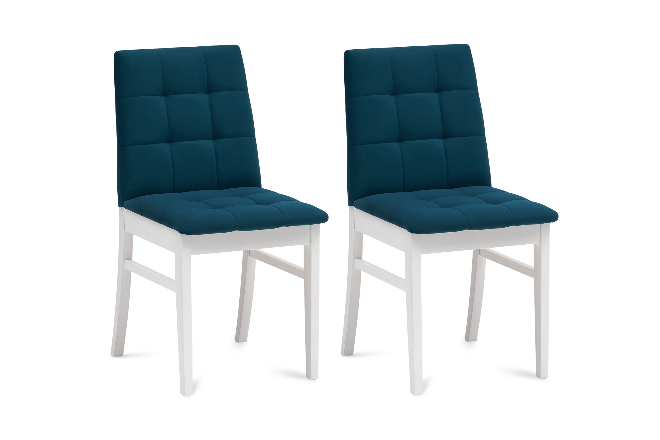 Стулья мягкие Н белые / синие