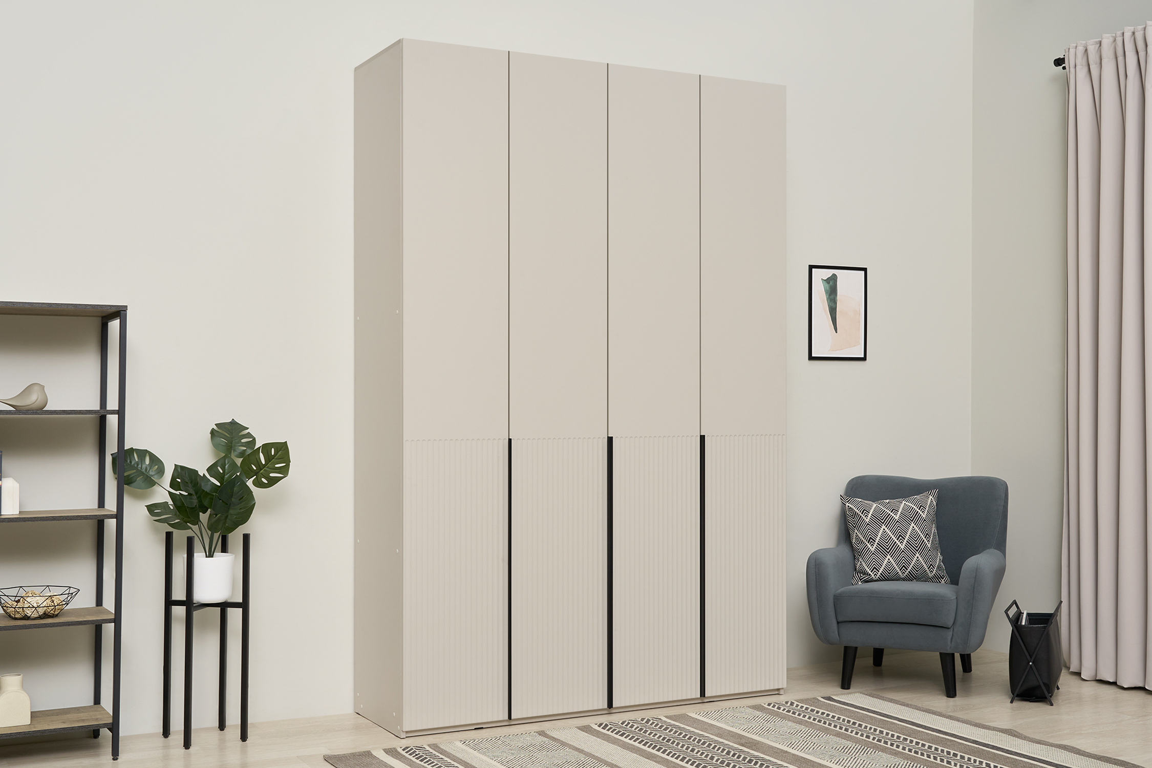 Шкаф 4-х створчатый Марвэл кашемир